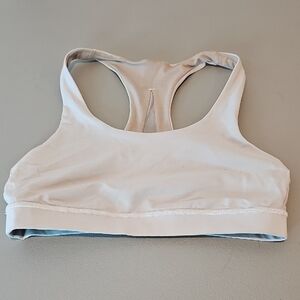Lululemon White Size 6 Invigorate Athketic Training Bra